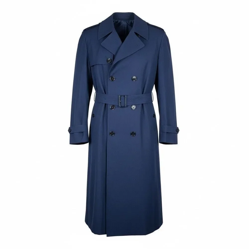 USAF Air Force Topcoat 46 X-Long Neptune Garment Co Navy Trench Coat